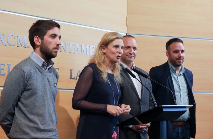 11-12-19 Amparo Marco,Rubén Martínez Dalmau, Rafa Simó y Fernando Navarro, rueda de prensa sobre ARRUR