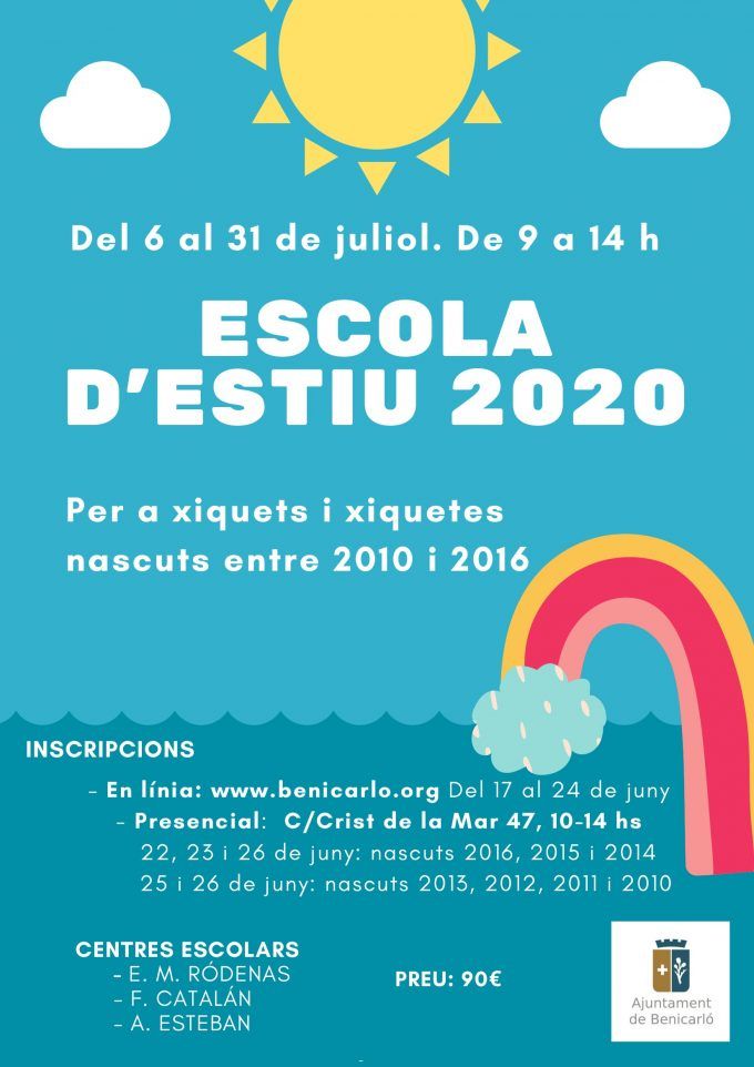 escola d'estiu 2020 - Flyer 1 escola d'estiu 2020 - Flyer 1