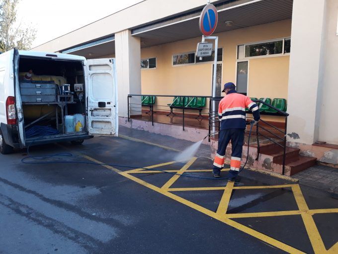 Almassora desinfección municipal