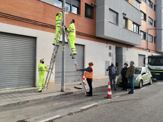 Instalación radares pedagógicos Almassora