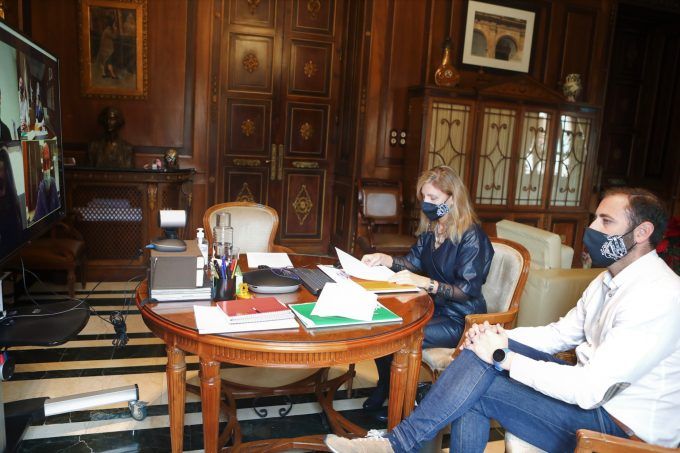 10-12-20 Marco y Braina en la reunión del Cecopal