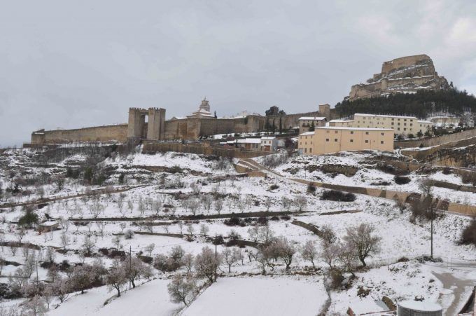 Nieve en Morella