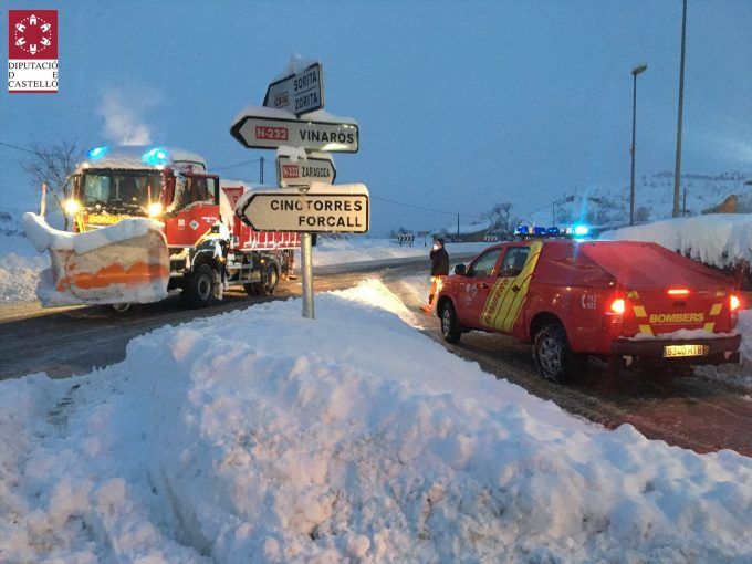 Nieve en Castellón