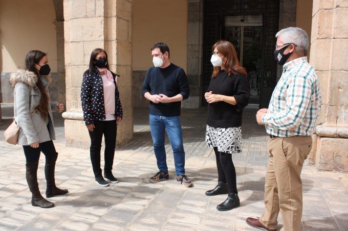 Garcia representantes del Col·legi de Veterinaris de Castelló