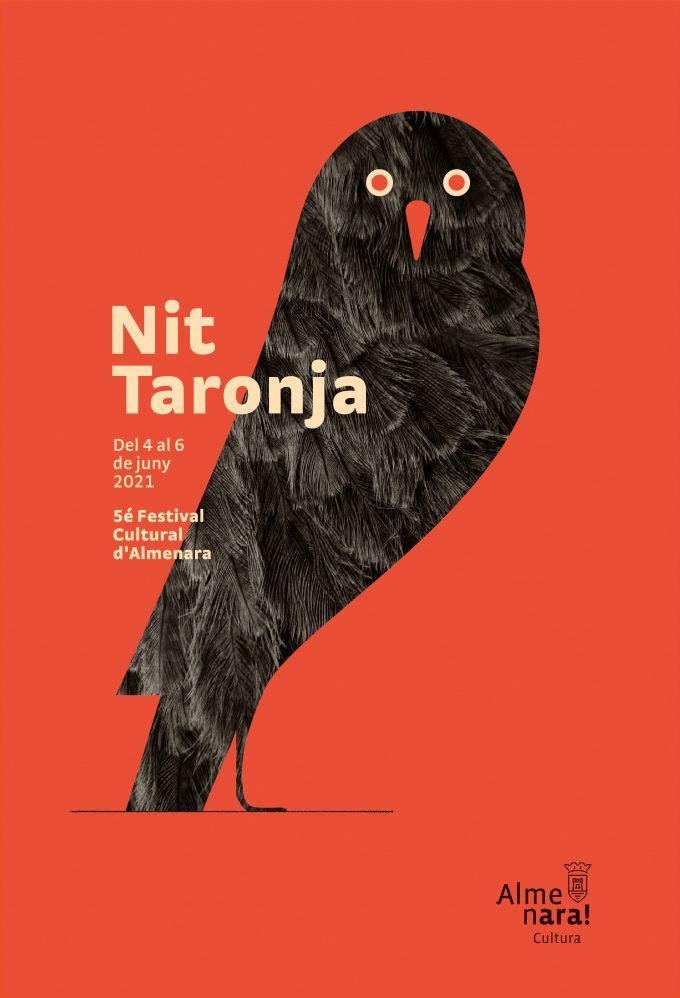 cartell Nit Taronja 2021 almenara cartell Nit Taronja 2021 almenara
