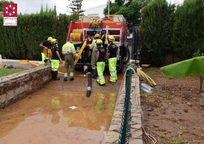 bomberos consorcio benicassim inundación