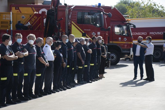 bomberos trabajo verano