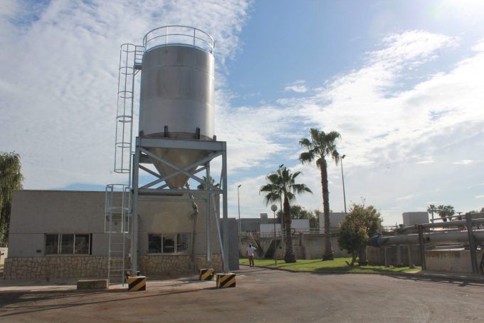 recepción obra tolva depuradora borriana