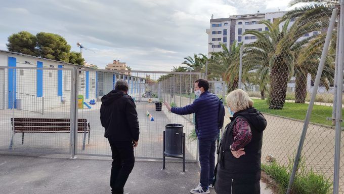 Francesc Mezquita en visita al CEIP Herrero