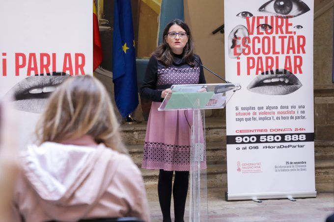 Monica Oltra presenta la campaña del 25N de 2021