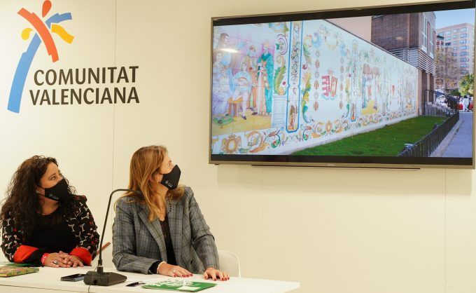 21-01-22 Marco y Escuder presentación ruta de la ceramica en Fitur