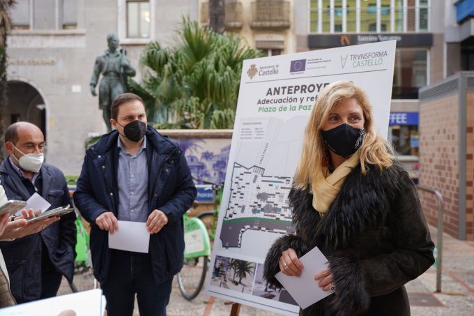 Marco y Lopez en la presentación del anteproyecto de la plaza de la Paz Marco y Lopez en la presentación del anteproyecto de la plaza de la Paz