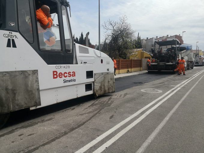 Almassora asfaltado Camí Catalans