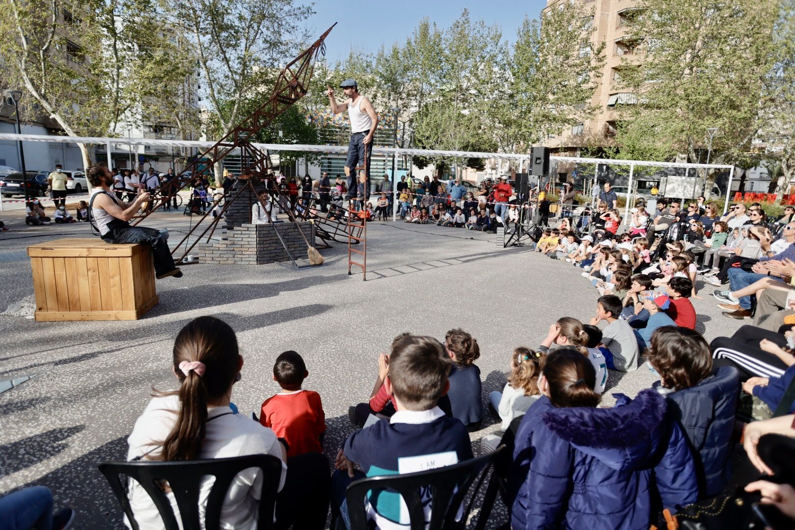Públic en un espectacle de circ 'Grau de circ'