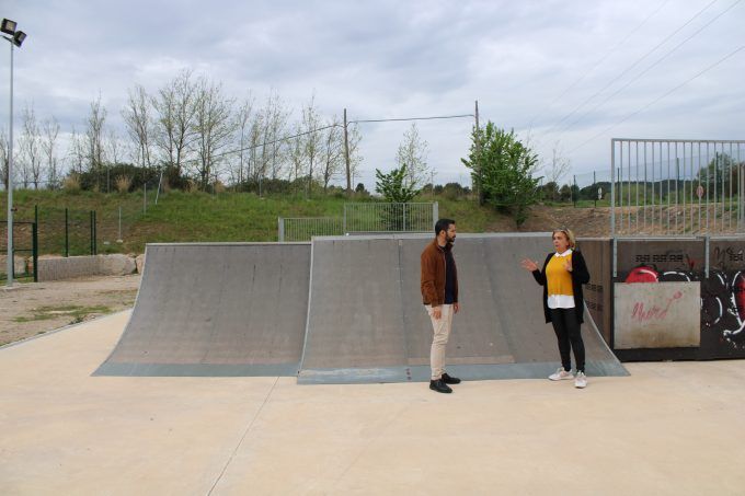 Falomir y Huguet pista skate deportes