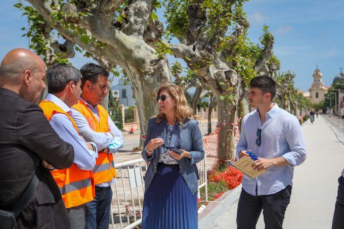 03-06-22 Marco y Ribes en una visita a las obras de la avenida Lidón 03-06-22 Marco y Ribes en una visita a las obras de la avenida Lidón