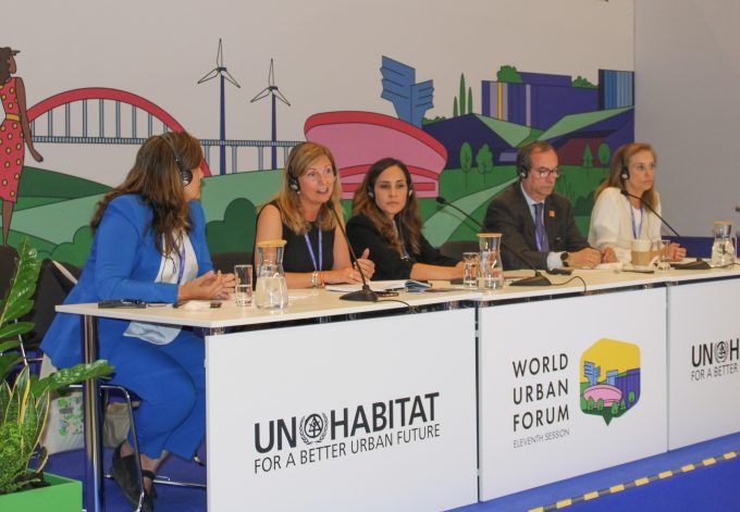 Marco en el Foro Urbano Mundial de la ONU