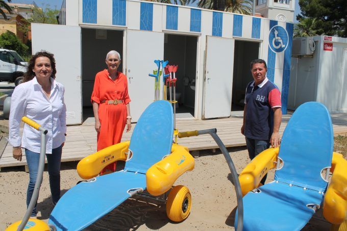 Nuevo material baño adaptado de Benicàssim