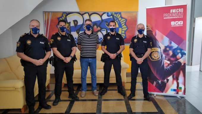 Traver en la presentación agentes de Policia local castello