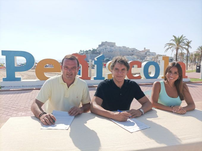 Francesc Colomer y Andrés Martínez Peñíscola