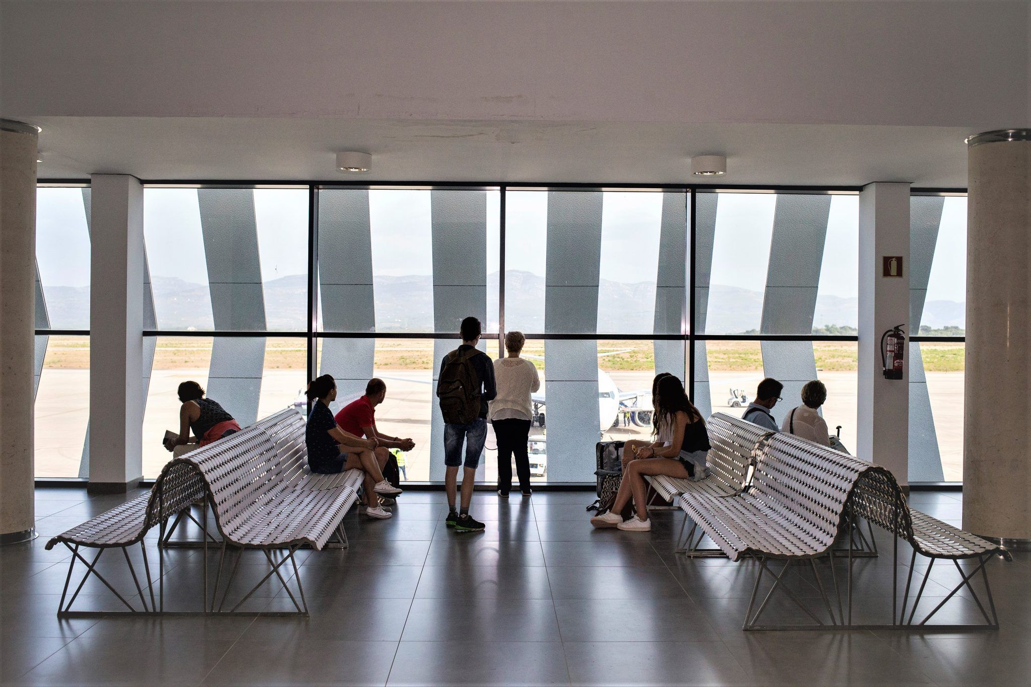 Sala de espera del Aeropuerto de Castelló