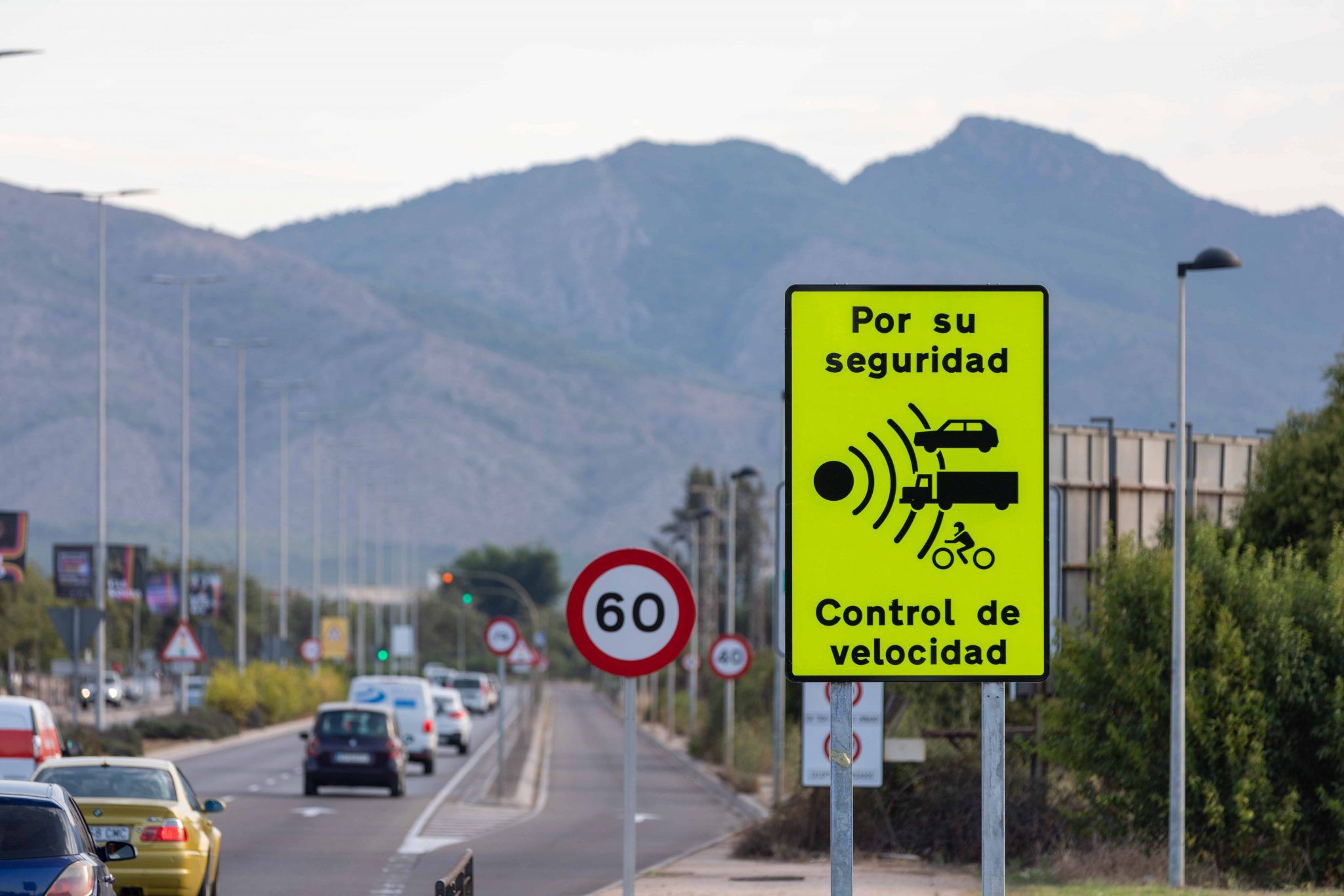 Señal informativa radar castello
