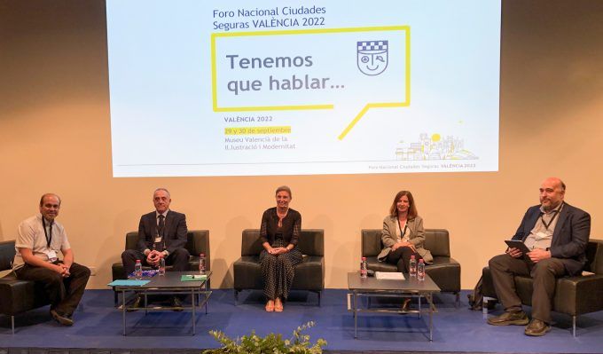 Amparo Marco en el Foro Nacional de las Ciudades Seguras