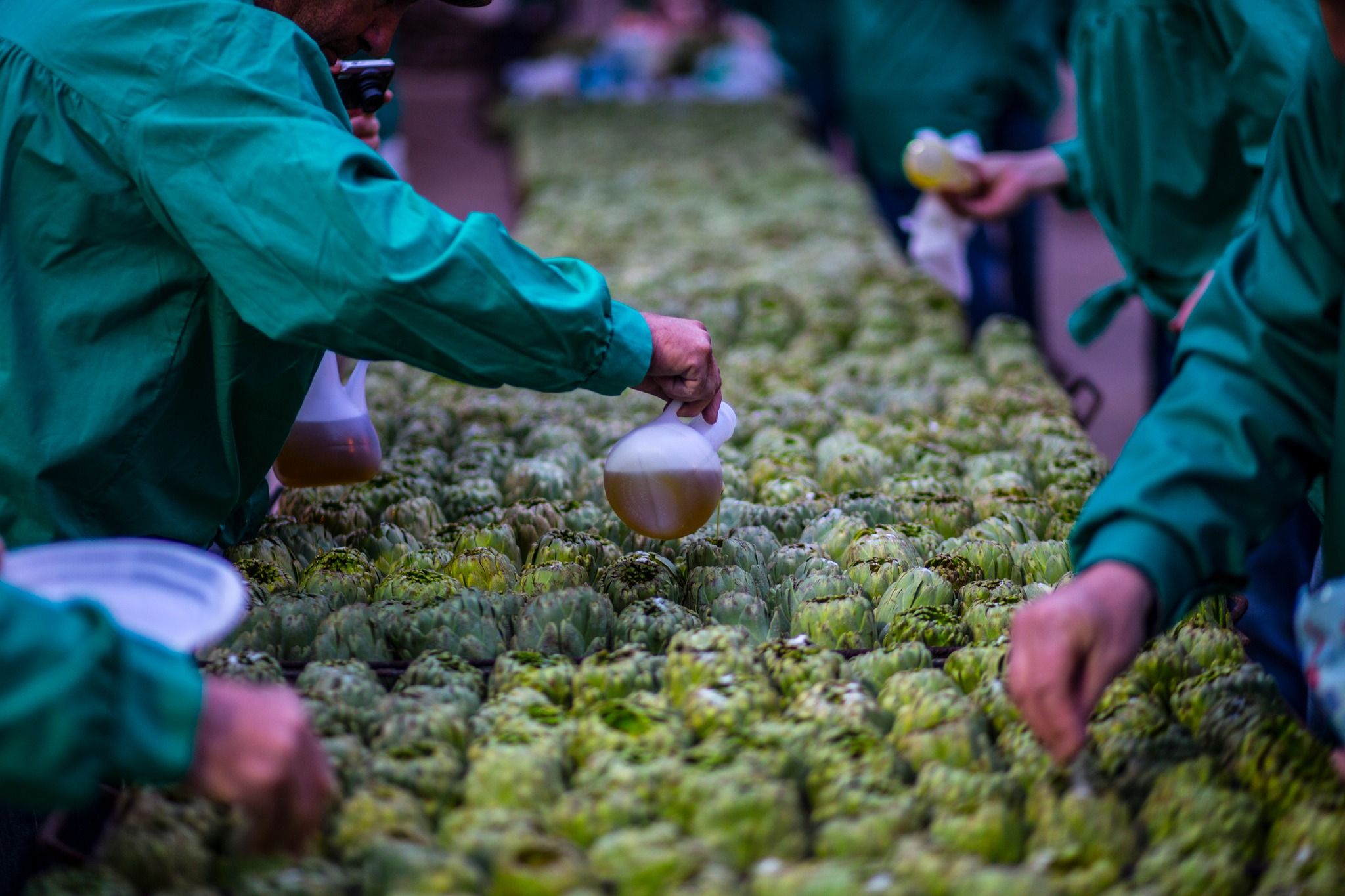 'Torrà' popular en las Fiestas de la Alcachofa de Benicarló