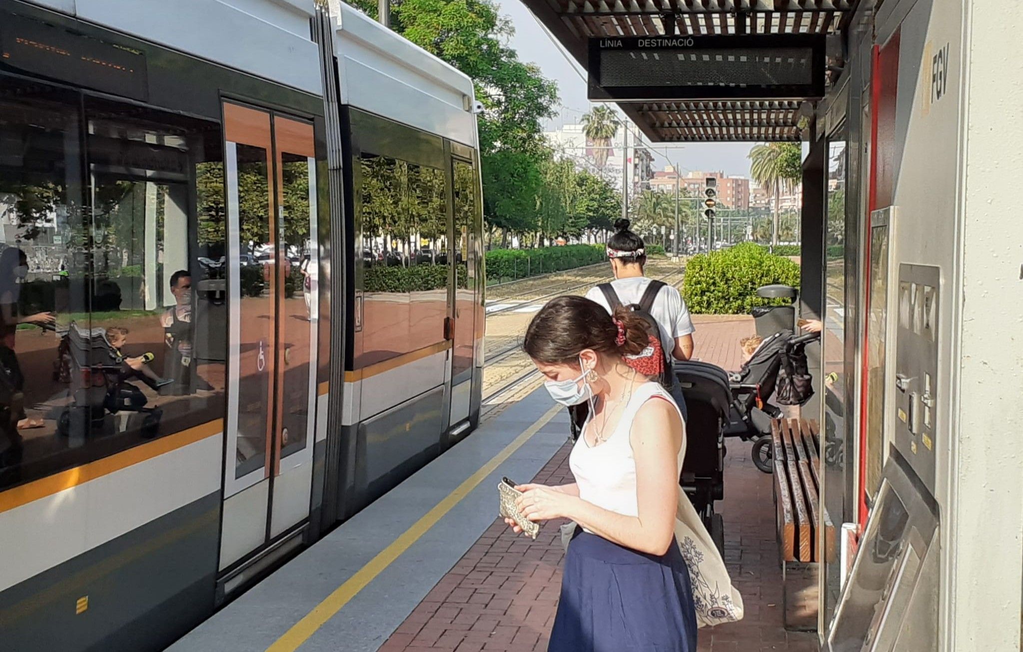 Mascarillas transporte publico Castellon