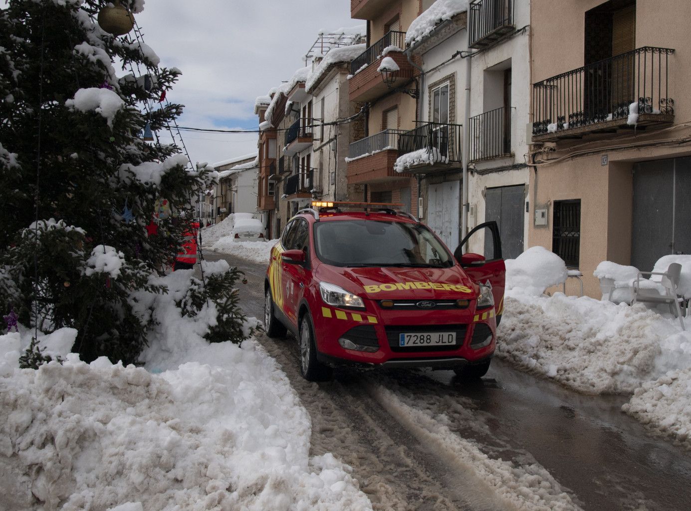 Dispositivo de nieve en Castellón
