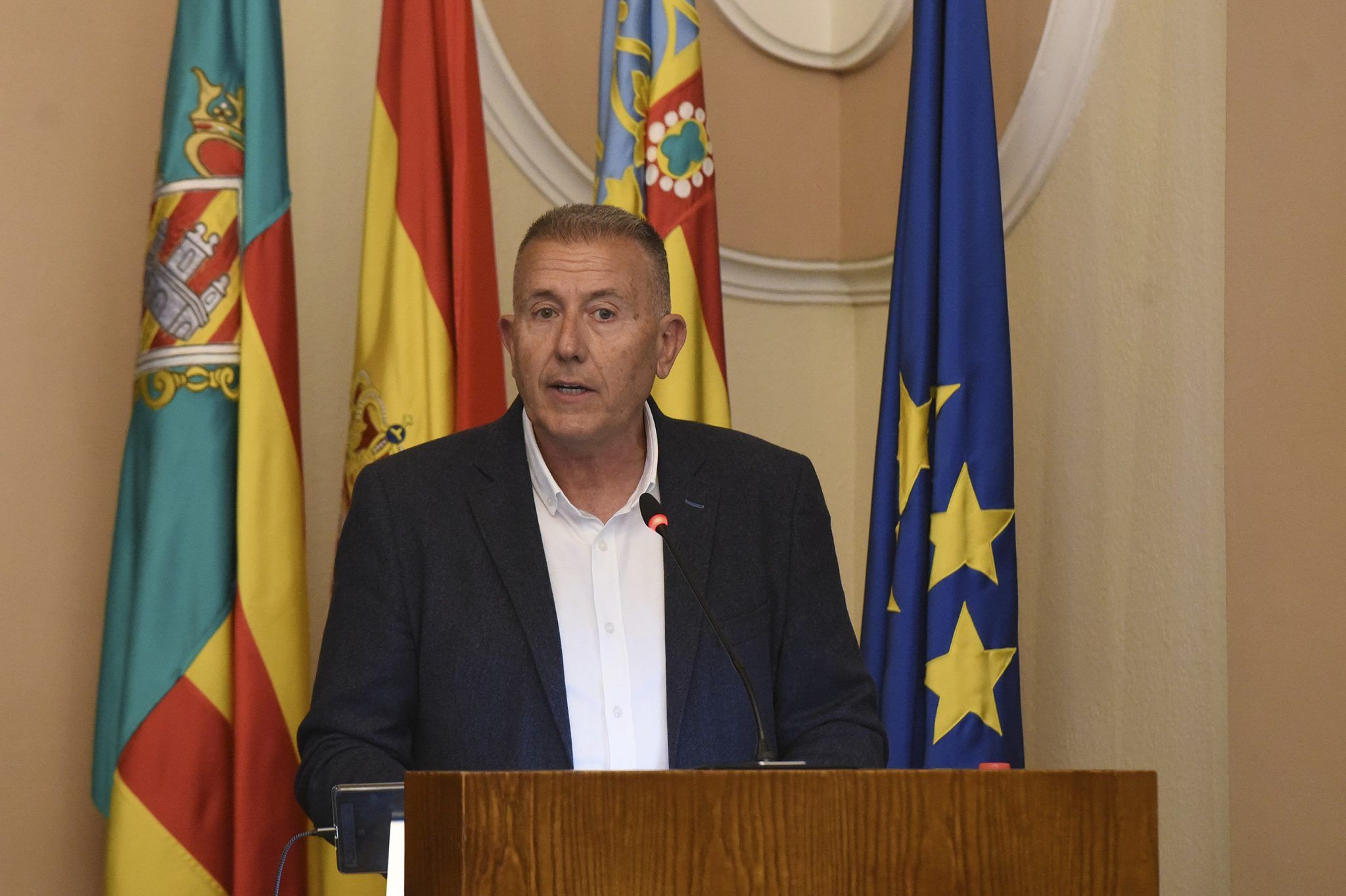 Vicent Sales, portaveu del govern municipal de Castelló Vicent Sales, portaveu del govern municipal de Castelló