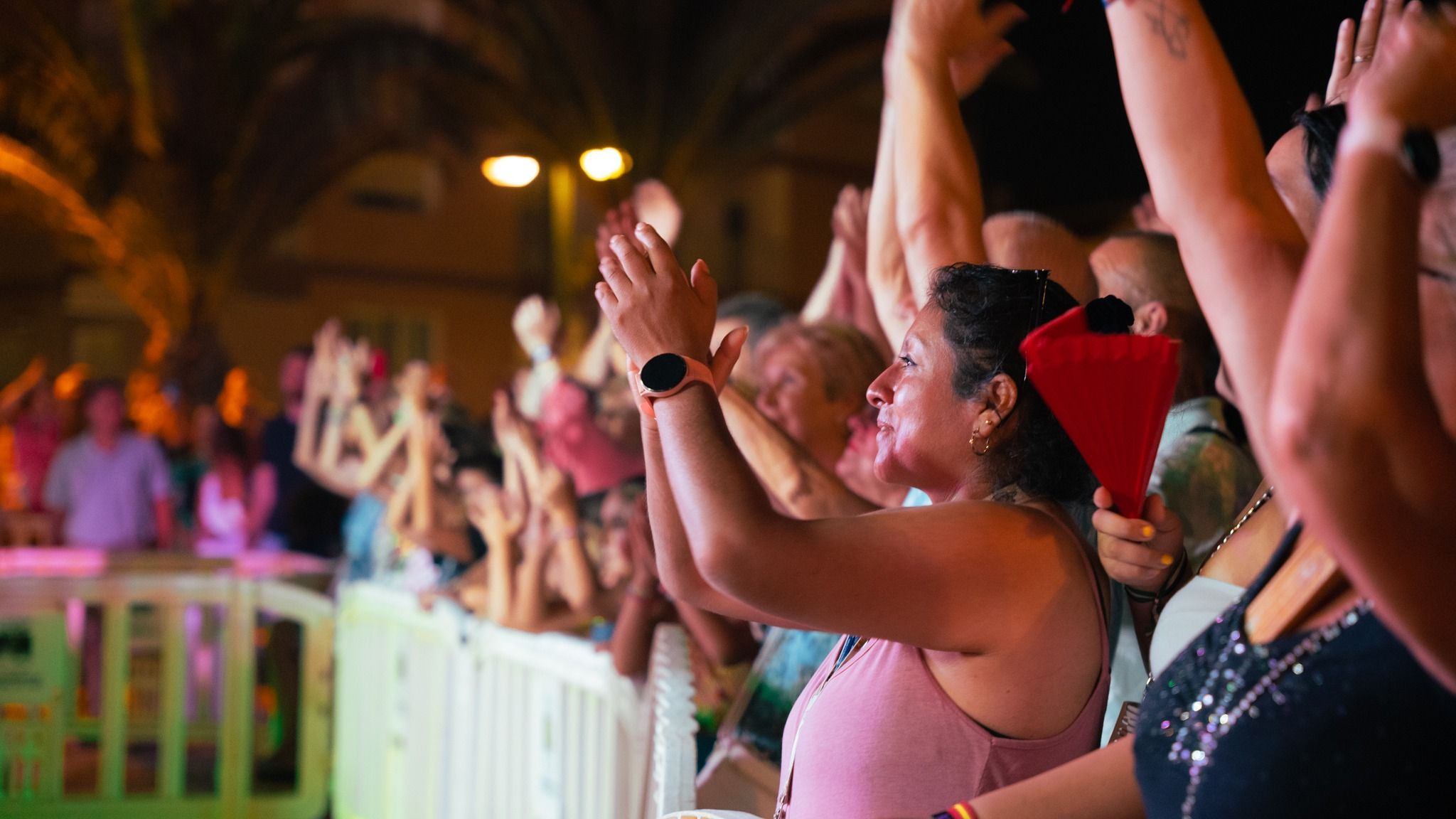 Público asistente a un concierto Público asistente a un concierto