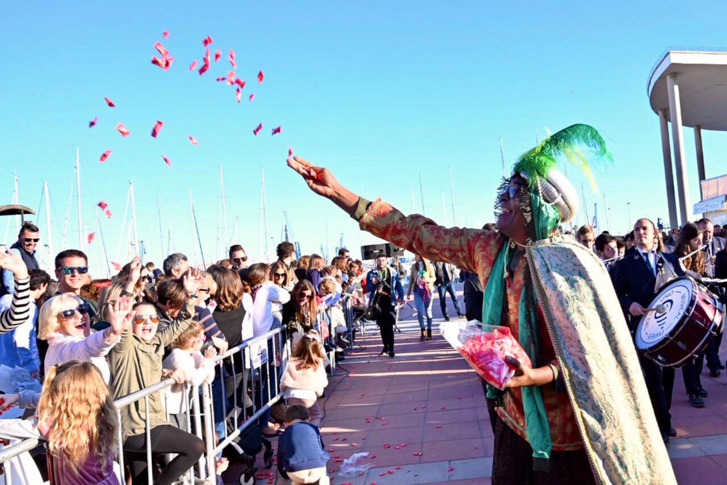 Llegada de los Reyes Magos al Puerto de Castellón