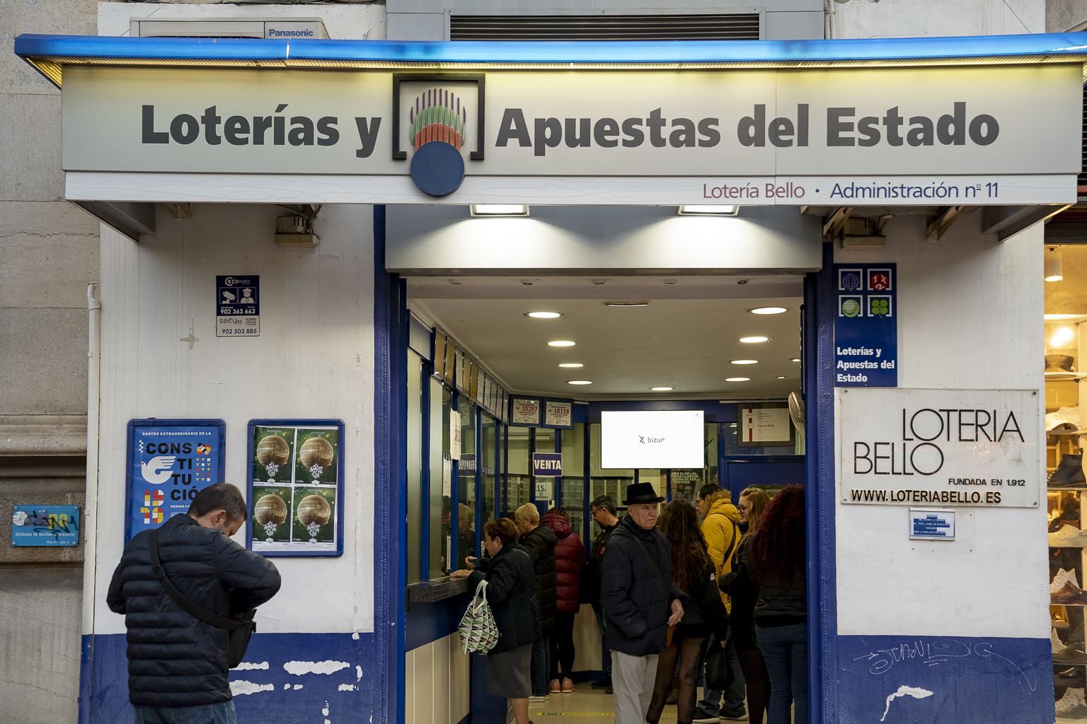Administración de Lotería. Foto Xisco Navarro