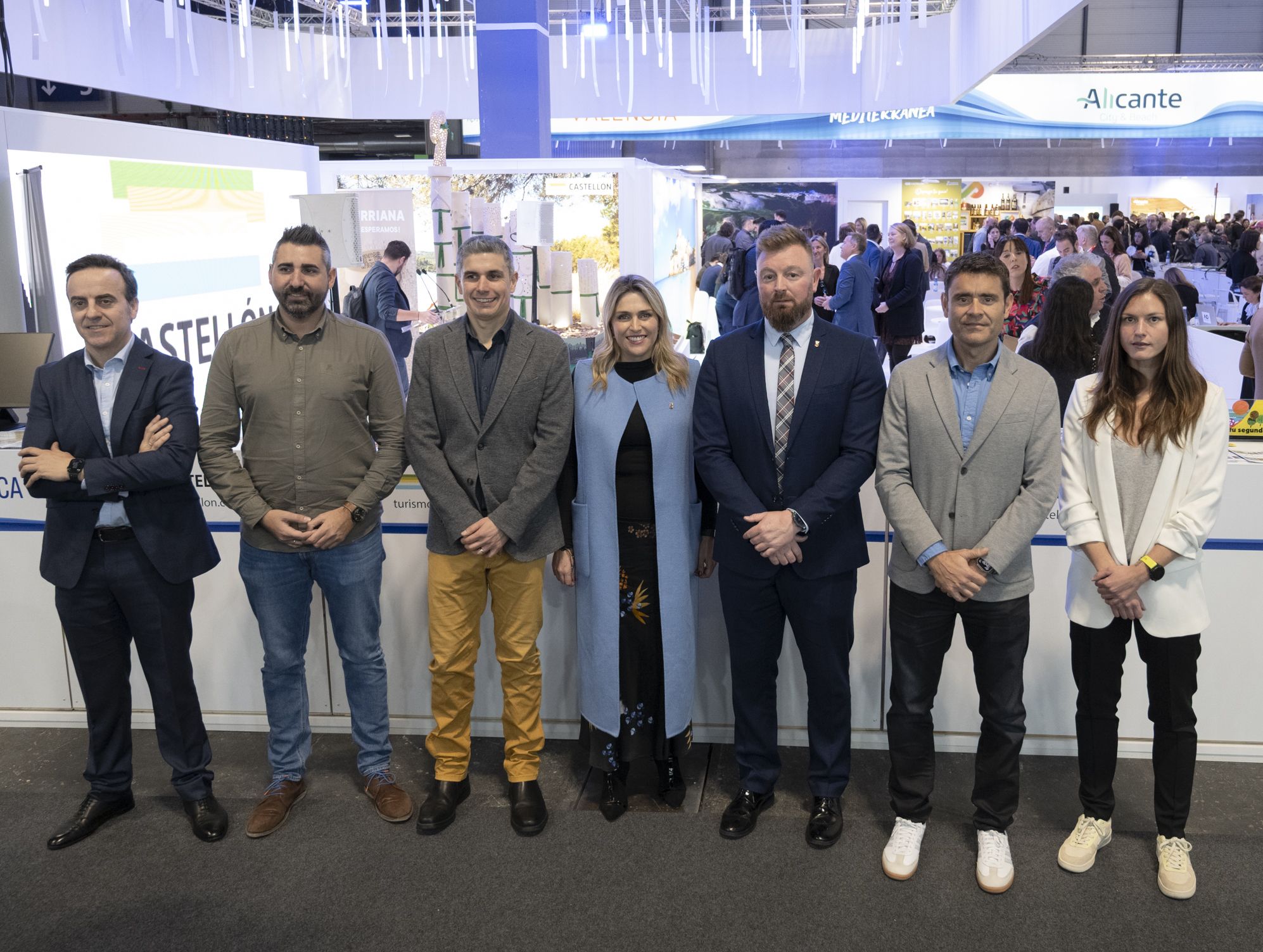 Presidenta y diputado de Castelló con organizadores eventos deportivos
