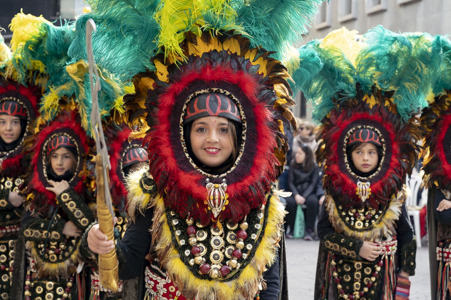 Cabalgata del pregón infantil en las Fiestas de la Magdalena (Xisco Navarro)