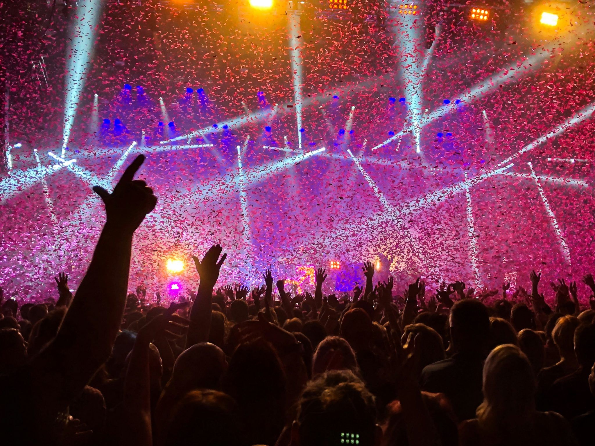 Público en un concierto