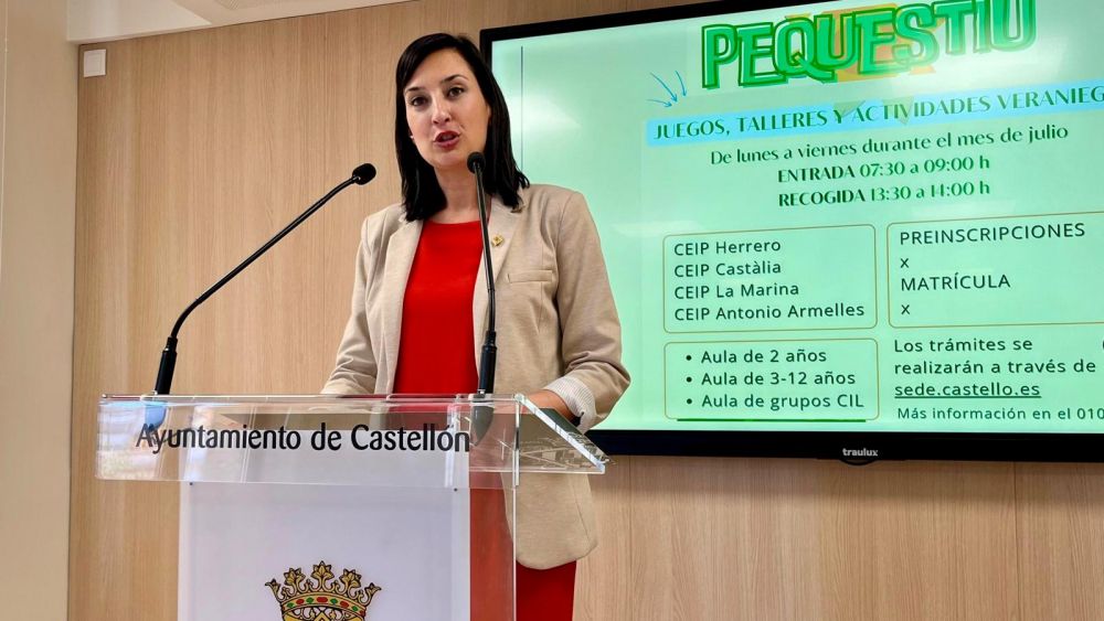 La concejala de Educación del Ayuntamiento de Castelló, María España