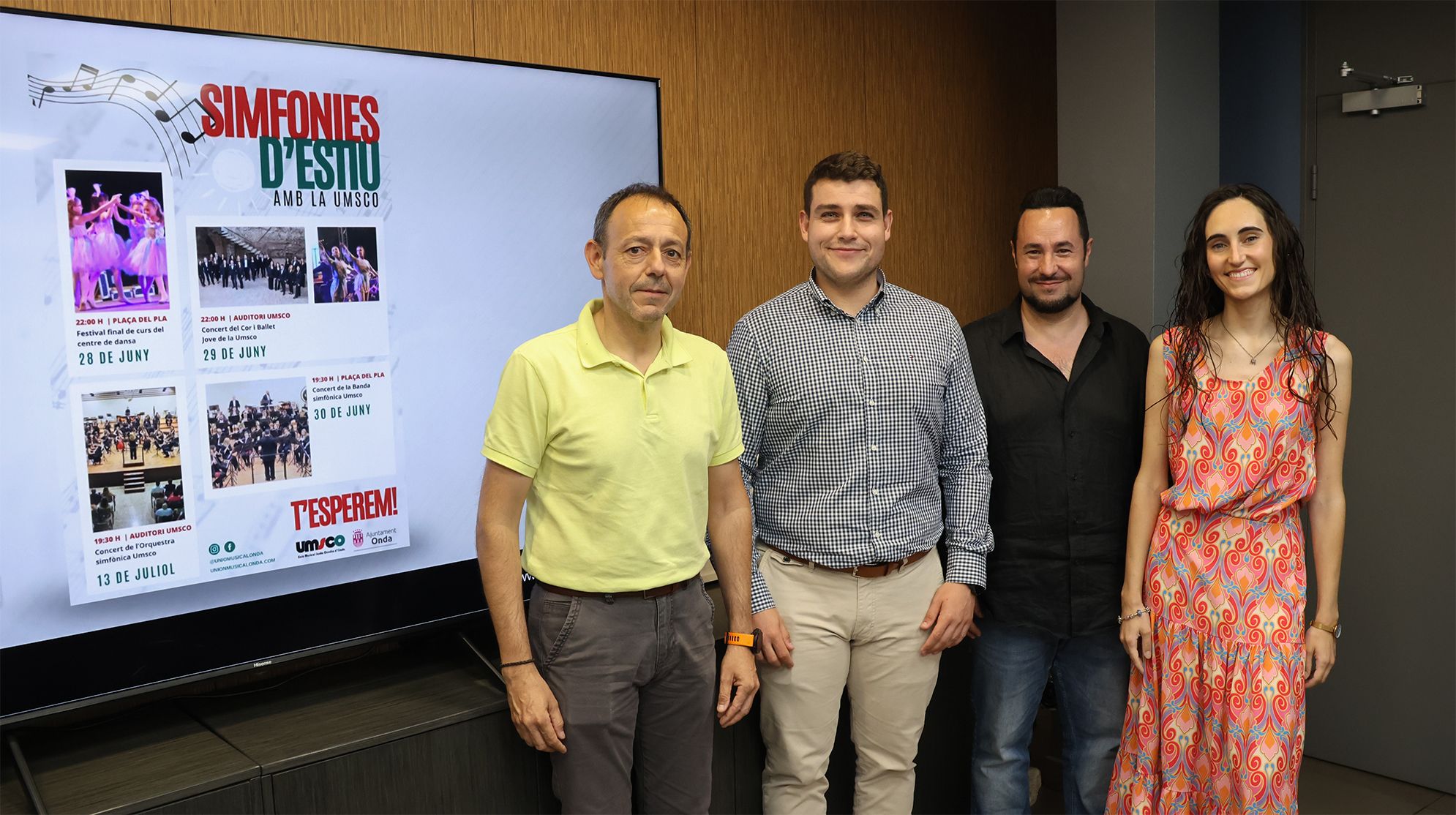 Presentació de la programació de la Unió Musical Santa Cecília d’Onda (UMSCO)