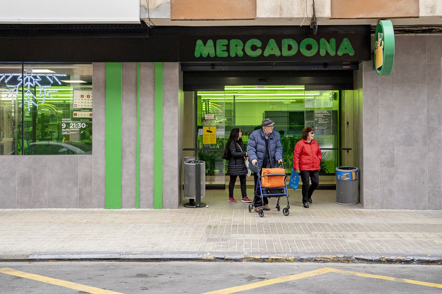 Un supermercat de Mercadona de Castelló