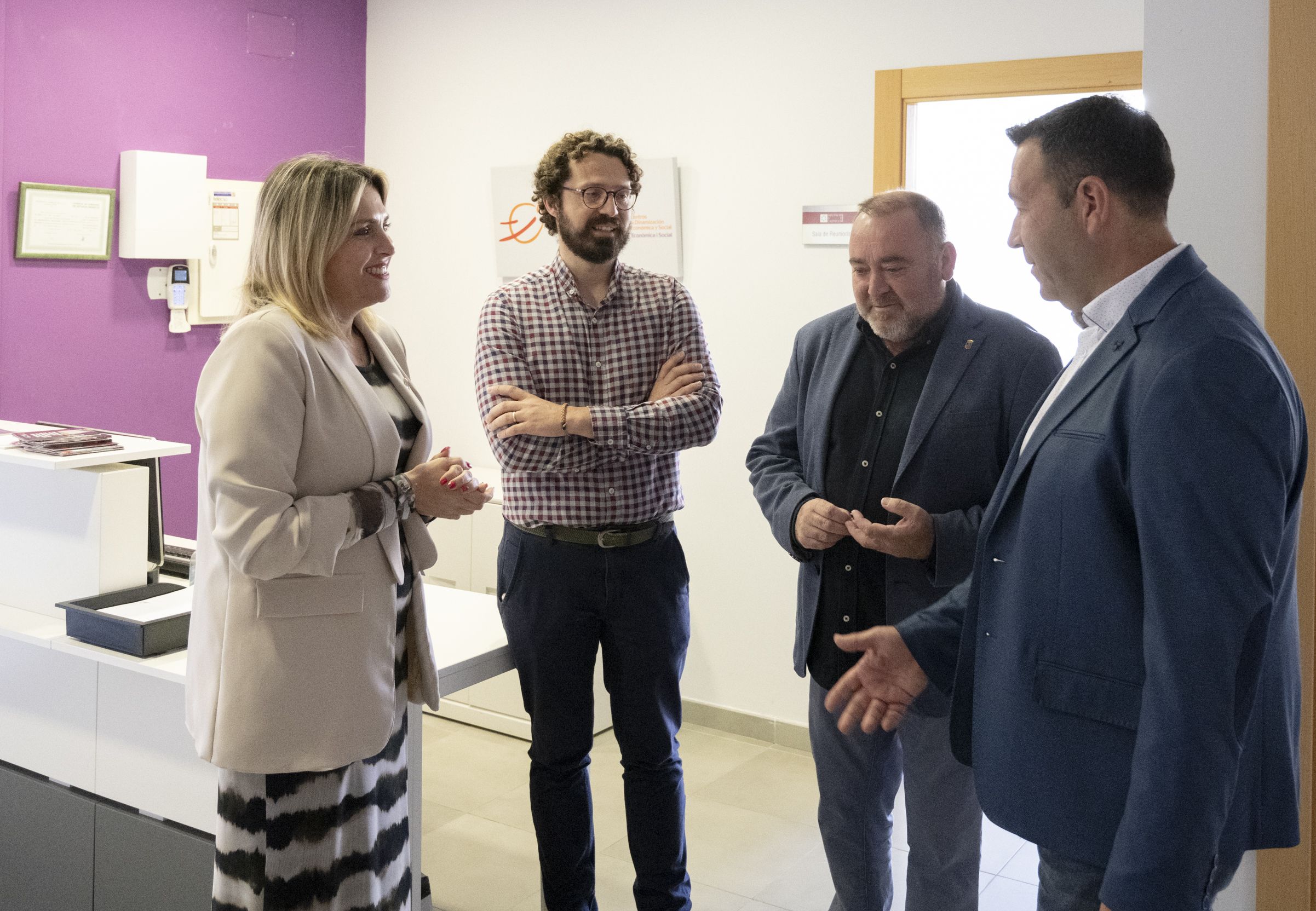 Visita de la presidenta Marta Barrachina al CEDES Lucena