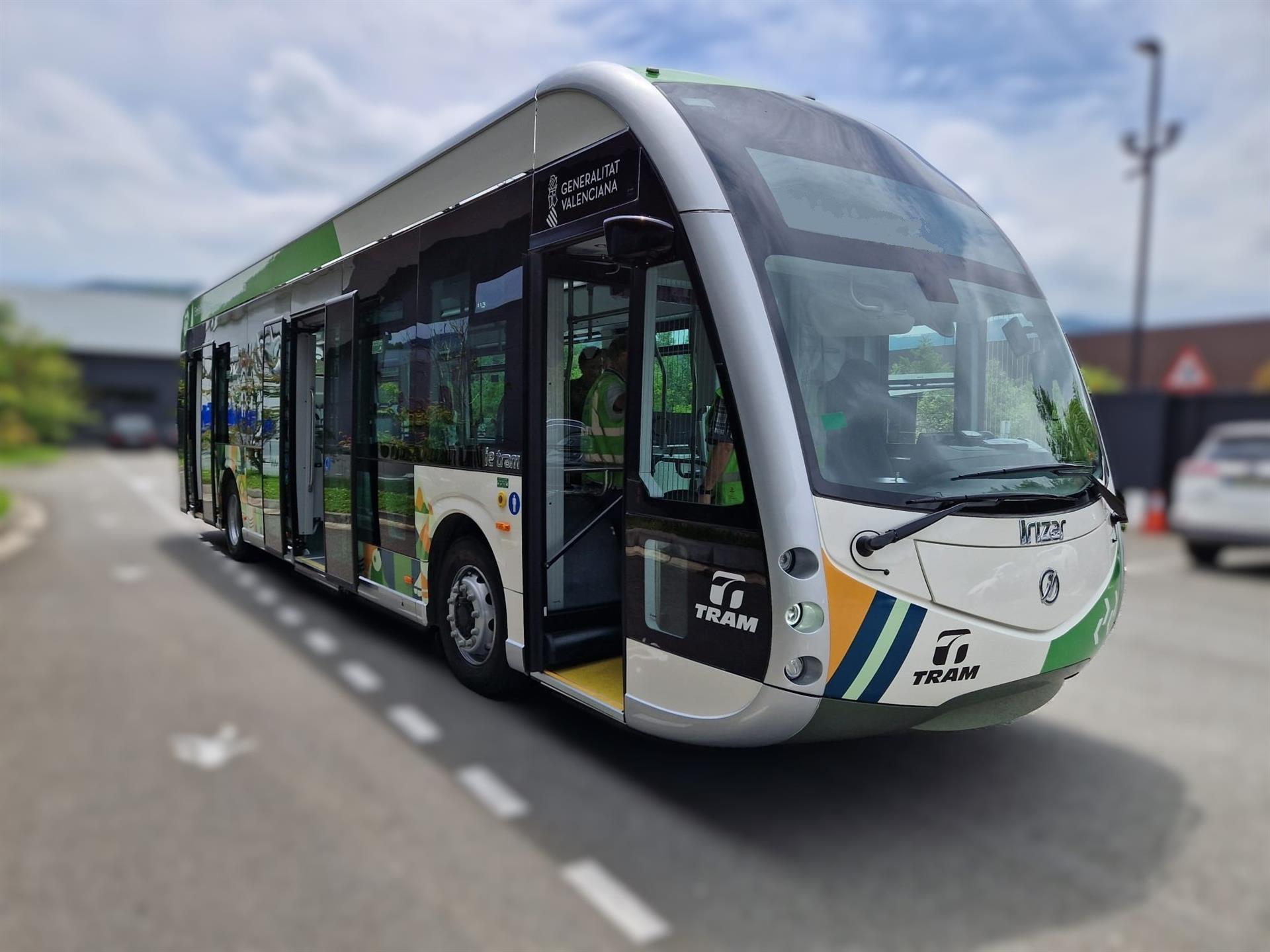 Nuevo trolebús eléctrico del TRAM de Castelló