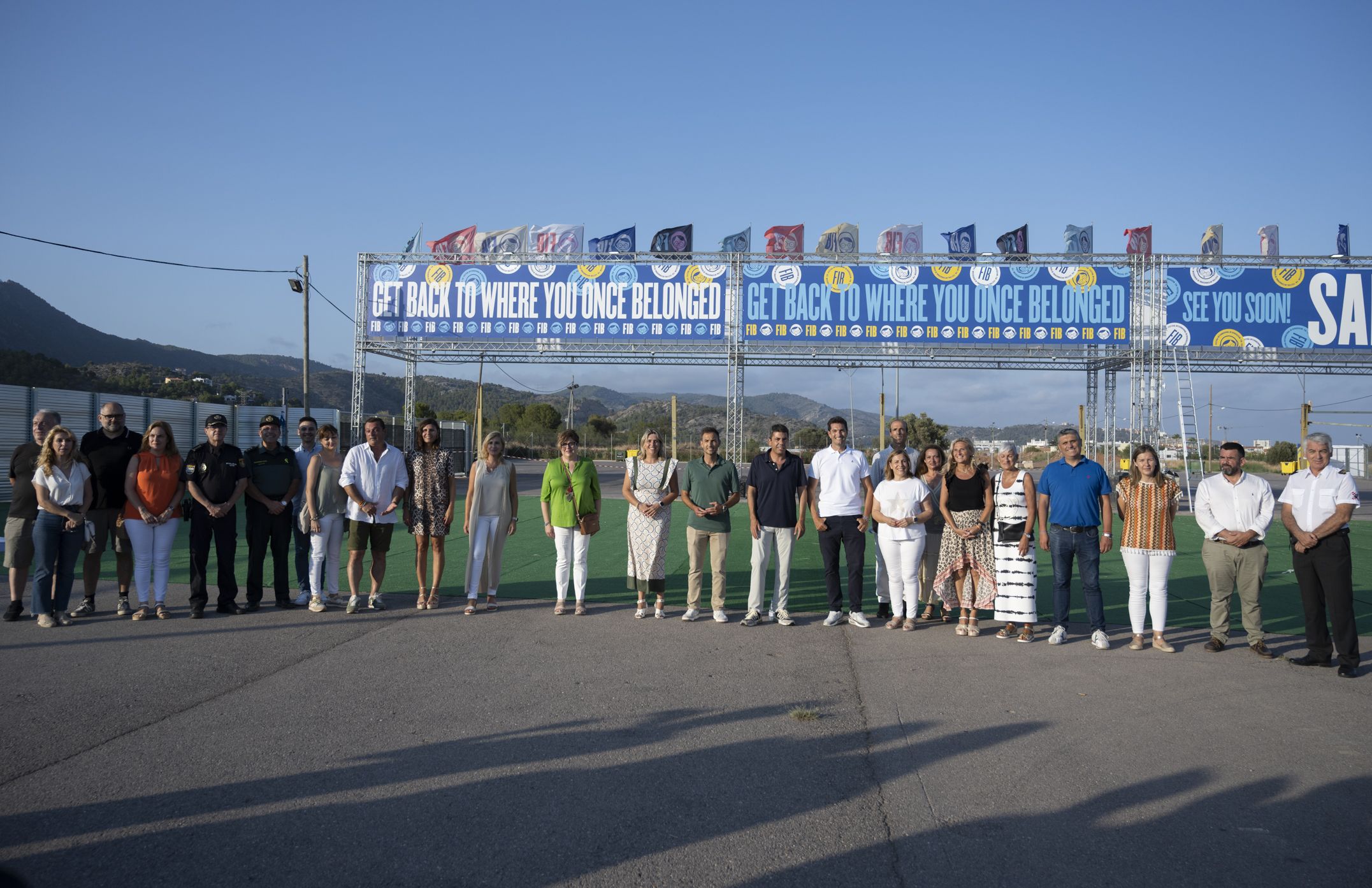 Visita institucional al recinto del Festival Internacional de Benicàssim 