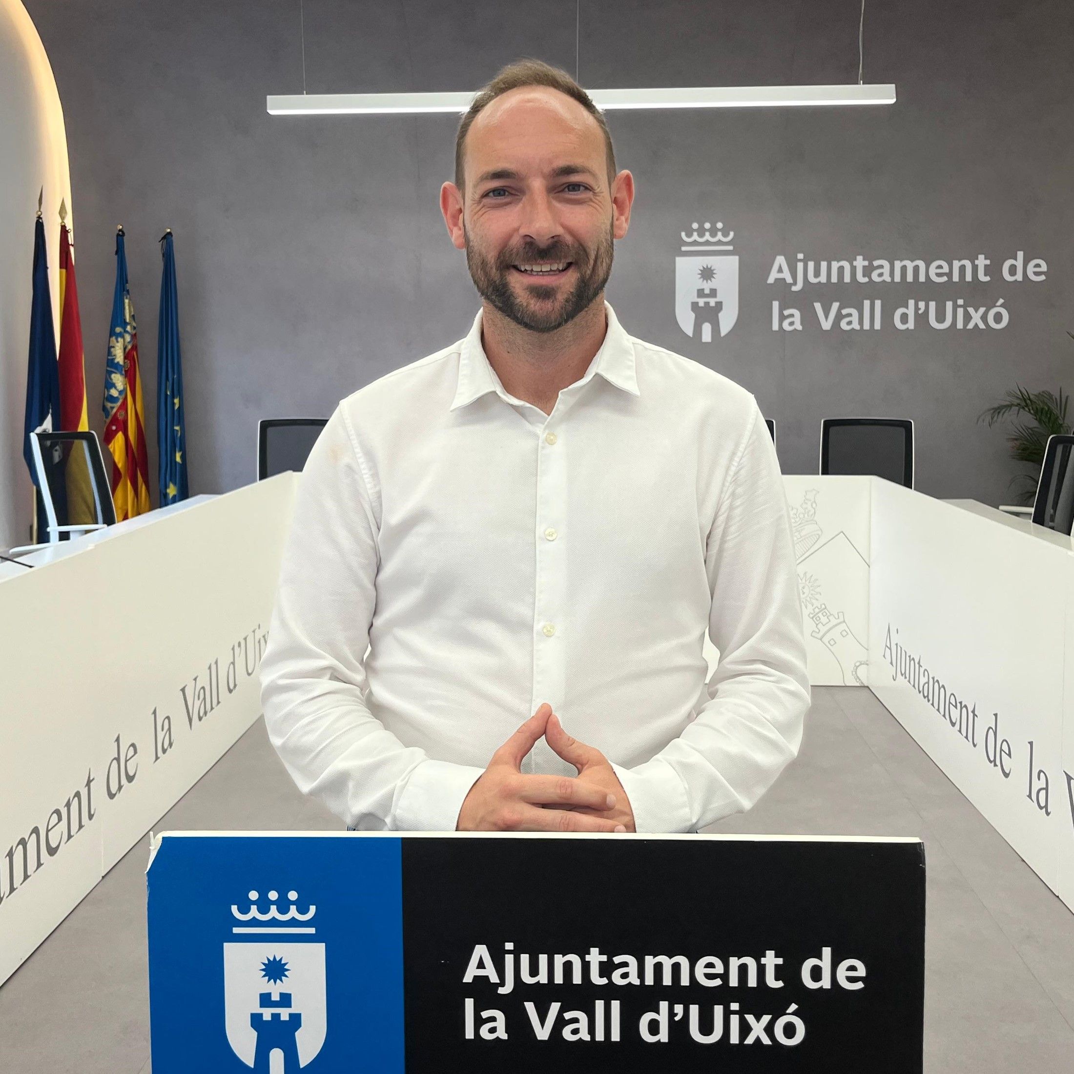 El regidor d'Economia i Indústria de la Vall d’Uixó , Jorge García