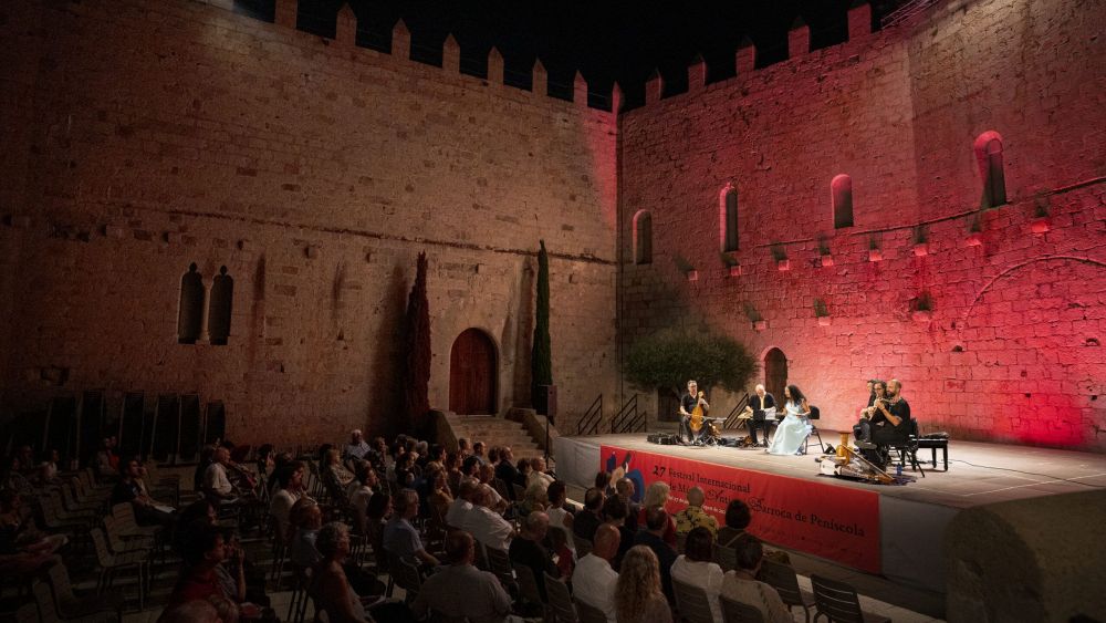 Una actuació de l'anterior edició del Festival Internacional de Música Antiga i Barroca de Peníscola. Imatge: IVC - Pilar Diago