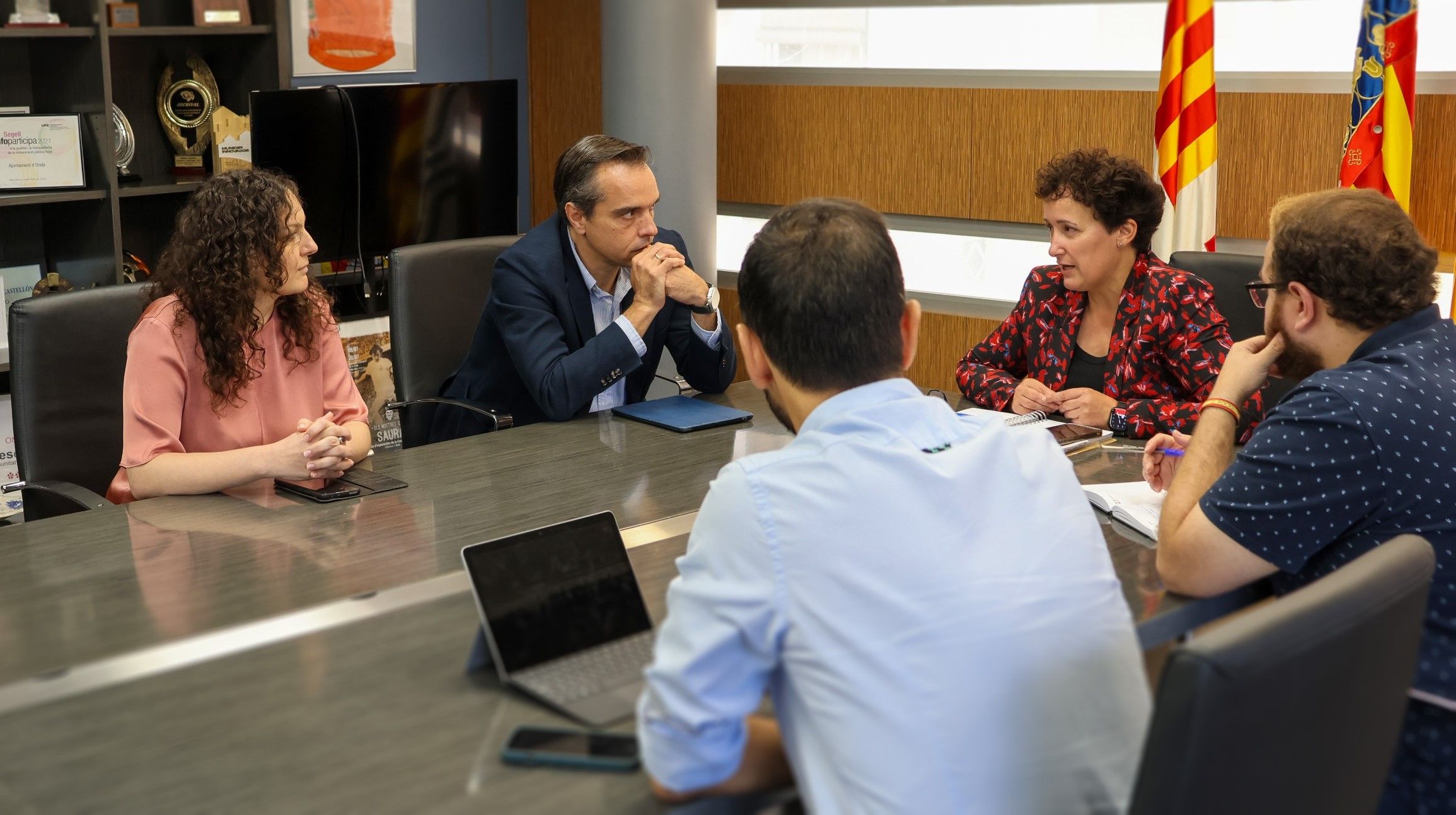Reunió a l'Ajuntament d'Onda amb els presidents del CEEI
