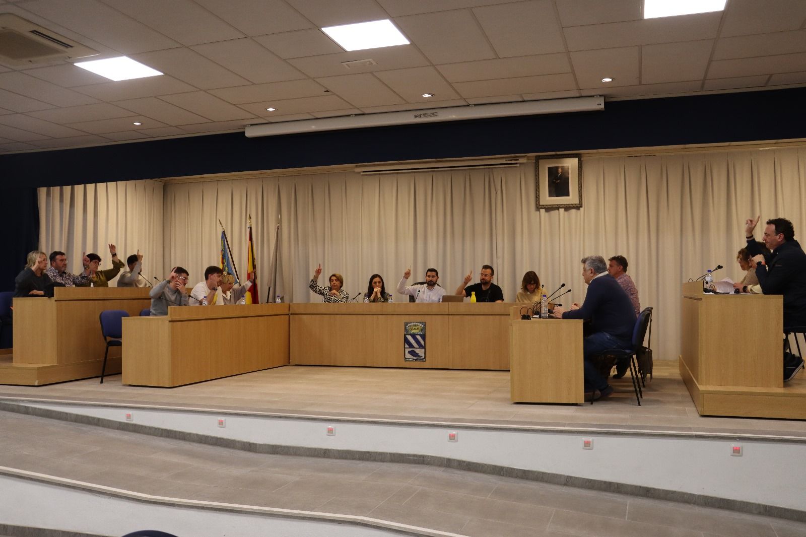 Ple municipal en l'Ajuntament de l'Alcora