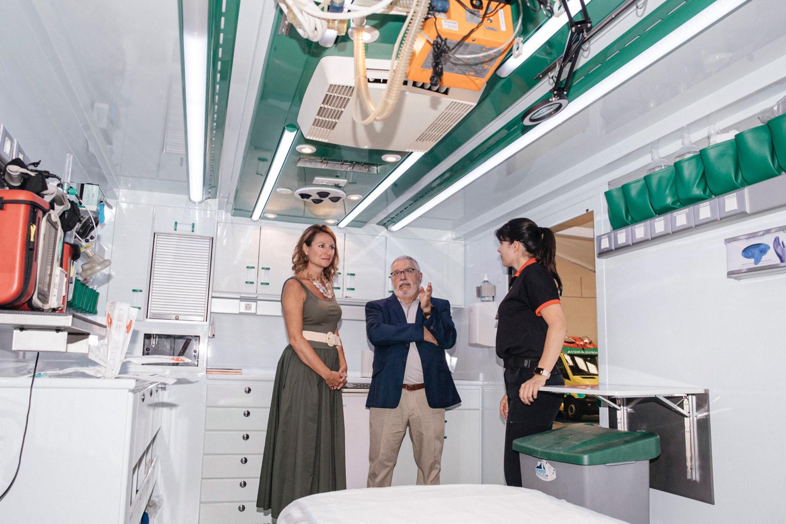 Begoña Carrasco visita el servei d'atenció sanitària municipal