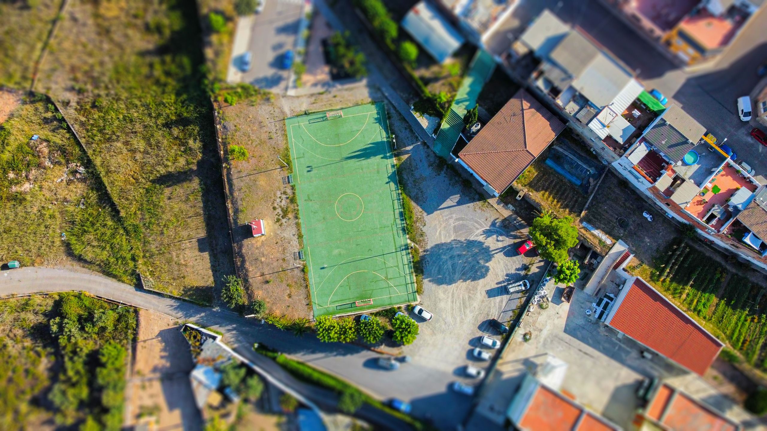 Imagen de la parcela donde se ubicarán la nueva residencia de mayores y el Centro de Día de Onda