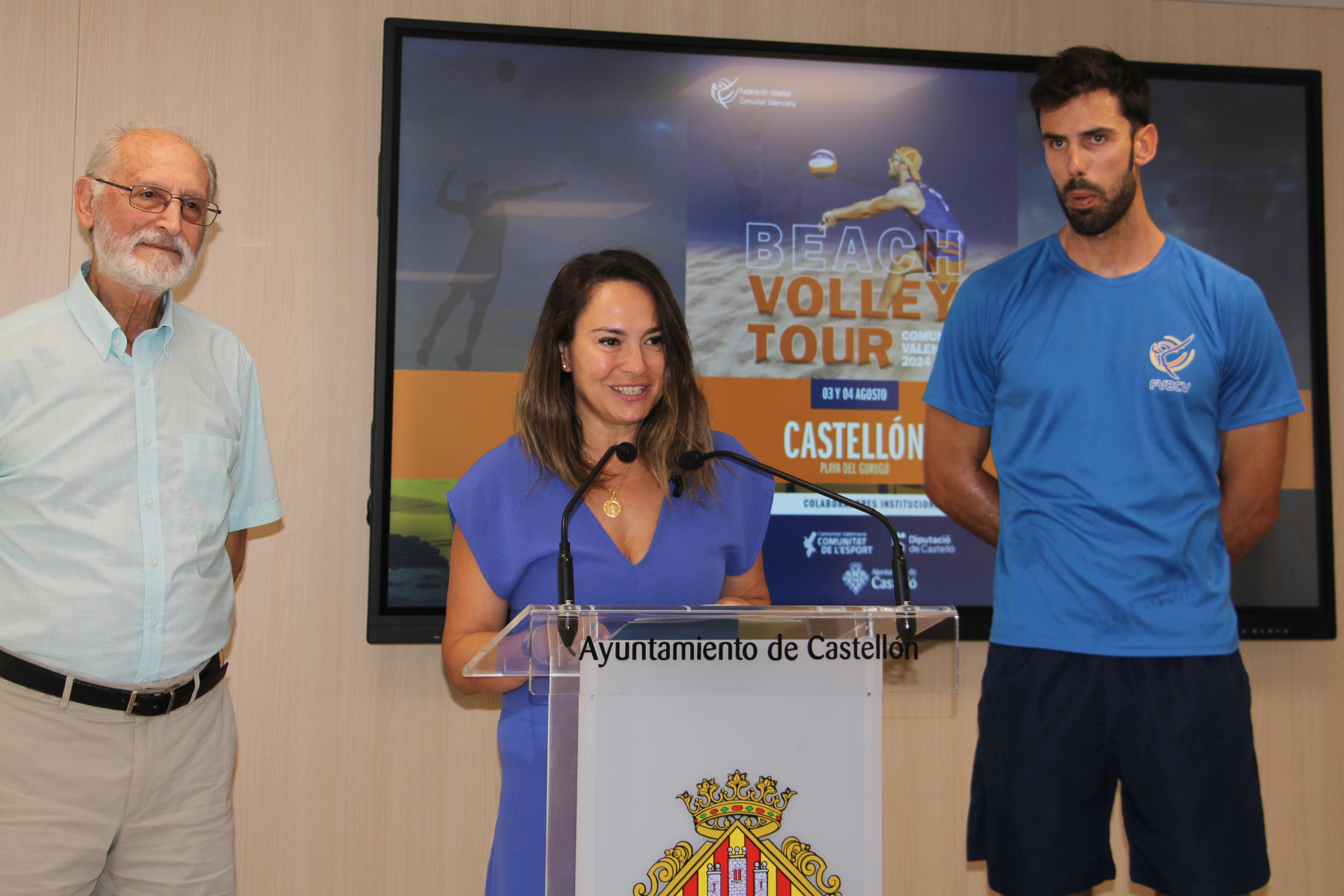 Presentación del Beach Volley Tour que llega este fin de semana a Castelló